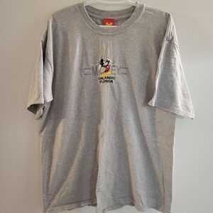 Jerry Leigh Mickey Mouse Orlando Florida T-Shirt Men's Size XL Gray